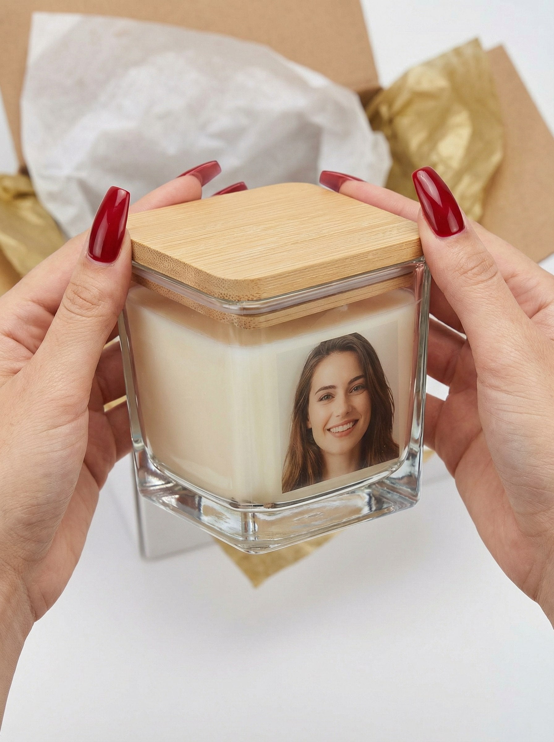 🕯️Vela Personalizada "Momentos"–9OZ